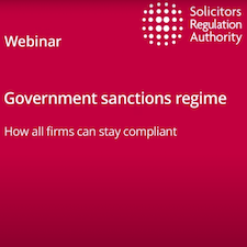 Government sanctions regime - how all firms can stay compliant